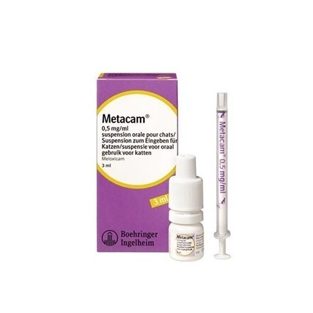 METACAM 0.5 MG GATOS SUSPENSION ORAL 3 ML