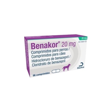 BENAKOR 20 MG PERROS 98 COMPRIMIDOS